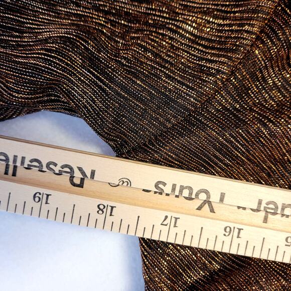 Shelby Nites Womens Evening Midi Dress 8 Metallic Retro 80s 90s Y2K Grandma Mom - Picture 6 of 8